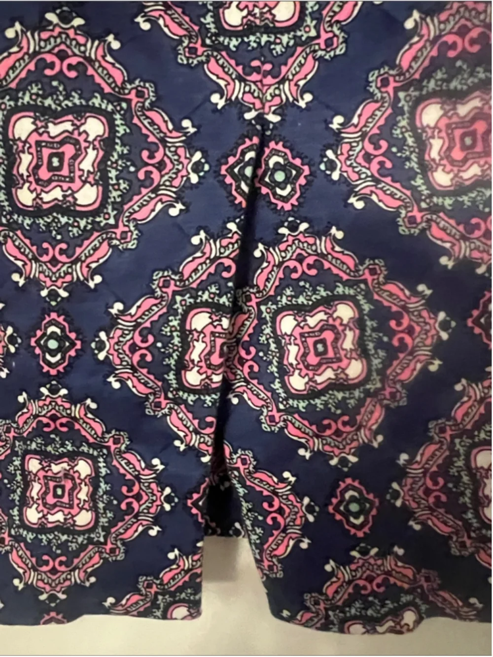 J Crew Geometric Print Pencil Skirt